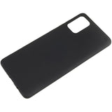 Anti-Fingeraftryk Mat Samsung Galaxy A71 TPU Cover - Sort