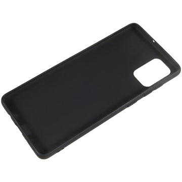 Anti-Fingeraftryk Mat Samsung Galaxy A71 TPU Cover - Sort
