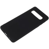 Anti-Fingeraftryk Mat Samsung Galaxy S10 TPU Cover - Sort