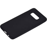 Anti-Fingeraftryk Mat Samsung Galaxy S10e TPU Cover - Sort