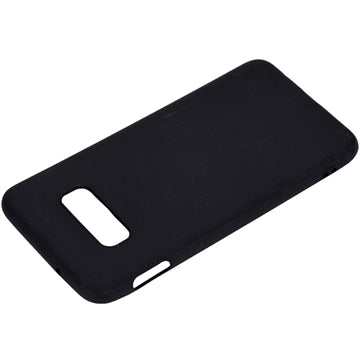 Anti-Fingeraftryk Mat Samsung Galaxy S10e TPU Cover - Sort