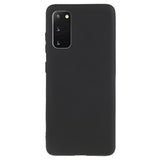 Anti-Fingeraftryk Mat Samsung Galaxy S20 TPU Cover - Sort