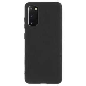 Anti-Fingeraftryk Mat Samsung Galaxy S20 TPU Cover - Sort