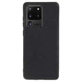 Anti-Fingeraftryk Mat Samsung Galaxy S20 Ultra TPU Cover - Sort
