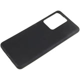 Anti-Fingeraftryk Mat Samsung Galaxy S20 Ultra TPU Cover - Sort