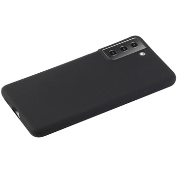 Anti-Fingeraftryk Mat Samsung Galaxy S21 5G TPU Cover - Sort
