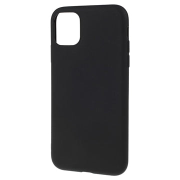 Anti-Fingeraftryk Mat iPhone 11 Pro TPU Cover - Sort