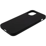 Anti-Fingeraftryk Mat iPhone 12 Mini TPU Cover - Sort