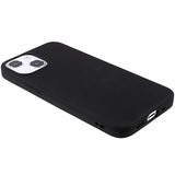 Anti-Fingeraftryk Mat iPhone 13 TPU Cover - Sort
