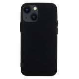 Anti-Fingeraftryk Mat iPhone 14 TPU Cover - Sort