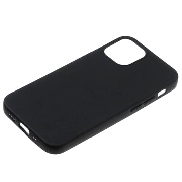 Anti-Fingeraftryk Mat iPhone 14 TPU Cover - Sort