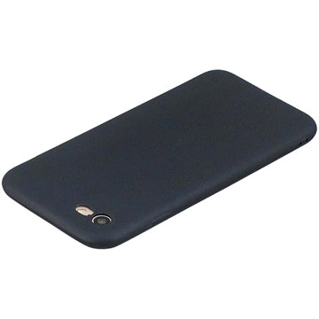 Anti-Fingeraftryk Mat iPhone 7/8/SE (2020)/SE (2022) TPU Cover - Sort