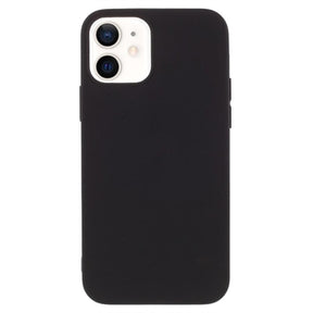 Anti-Fingeraftryk Mat iPhone 11 TPU Cover - Sort