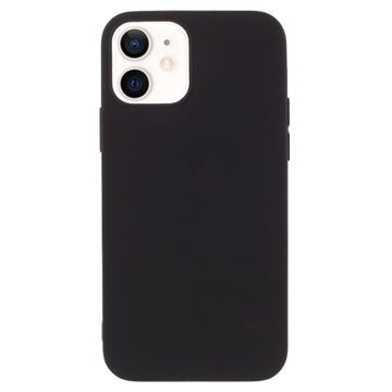 Anti-Fingeraftryk Mat iPhone 11 TPU Cover - Sort