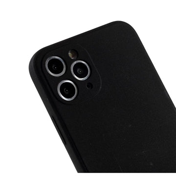 iPhone 11 Pro Anti-Fingeraftryk Mat TPU Cover - Sort
