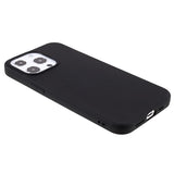 Anti-Fingeraftryk Mat iPhone 13 Pro TPU Cover - Sort