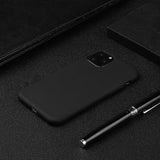 iPhone 15 Pro Anti-Fingeraftryk Mat TPU Cover - Sort