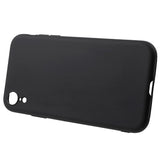 Anti-Fingeraftryk Mat iPhone XR TPU Cover - Sort