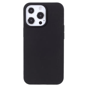 Anti-Fingeraftryk Mat iPhone 12 Pro Max TPU Cover - Sort
