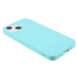 Anti-Fingeraftryk Mat iPhone 13 Mini TPU Cover - Babyblå