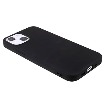 Anti-Fingeraftryk Mat iPhone 13 Mini TPU Cover - Sort