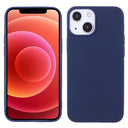 Anti-Fingeraftryk Mat iPhone 13 Mini TPU Cover - Mørkeblå