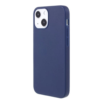 Anti-Fingeraftryk Mat iPhone 13 Mini TPU Cover - Mørkeblå