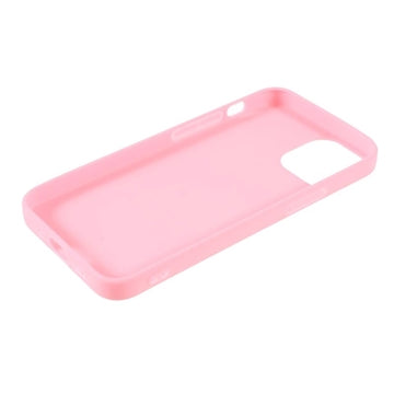 Anti-Fingeraftryk Mat iPhone 13 Mini TPU Cover - Pink
