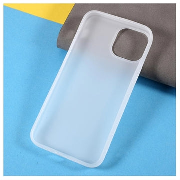 Anti-Fingeraftryk Mat iPhone 13 Mini TPU Cover - Hvid