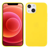 Anti-Fingeraftryk Mat iPhone 13 Mini TPU Cover - Gul