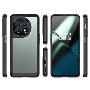 Anti-Shock OnePlus 11 Hybrid Cover - Sort / Klar