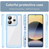 Xiaomi Redmi Note 14 4G Anti-Shock Hybrid Cover (Open Box - Fantastisk stand) - Blå