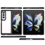 Anti-Shock Samsung Galaxy Z Fold4 Hybrid Cover - Sort / Klar