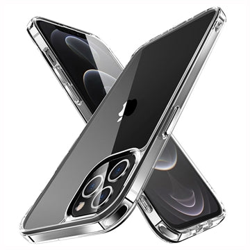 iPhone 12 Pro Max Anti-Shock Hybrid Cover - Gennemsigtig