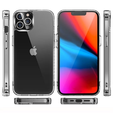 iPhone 12 Pro Max Anti-Shock Hybrid Cover - Gennemsigtig