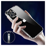 iPhone 12 Pro Max Anti-Shock Hybrid Cover - Gennemsigtig