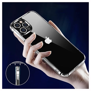 iPhone 12 Pro Max Anti-Shock Hybrid Cover - Gennemsigtig