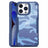 iPhone 15 Pro Max Anti-Shock Hybrid Cover - Camouflage - Blå