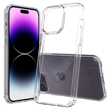 iPhone 15 Pro Max Anti-Shock Hybrid Cover - Gennemsigtig