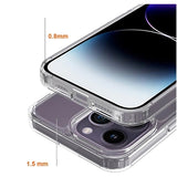 iPhone 15 Pro Max Anti-Shock Hybrid Cover - Gennemsigtig