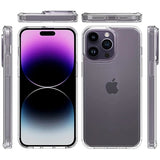 iPhone 15 Pro Max Anti-Shock Hybrid Cover - Gennemsigtig