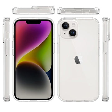 iPhone 15 Anti-Shock Hybrid Cover - Gennemsigtig