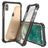 iPhone X Anti-Shock Hybrid Crystal Cover - Klar / Sort