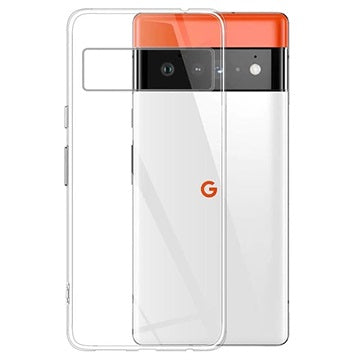 Skridsikkert Google Pixel 6 Pro TPU Cover - Gennemsigtig