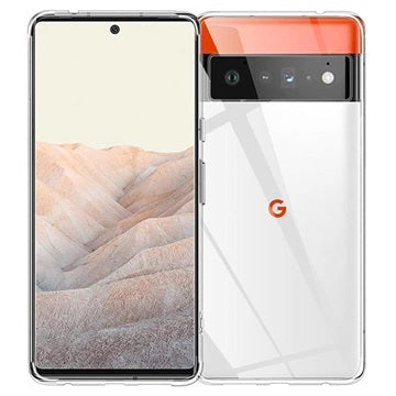 Skridsikkert Google Pixel 6 Pro TPU Cover - Gennemsigtig