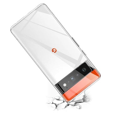 Skridsikkert Google Pixel 6 Pro TPU Cover - Gennemsigtig