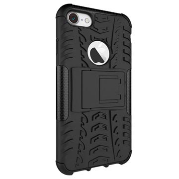 Anti-Slip iPhone 7/8/SE (2020)/SE (2022) Hybrid Cover - Sort