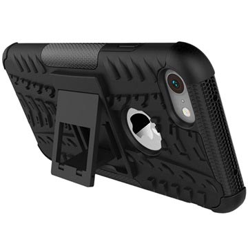 Anti-Slip iPhone 7/8/SE (2020)/SE (2022) Hybrid Cover - Sort