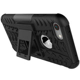 Anti-Slip iPhone 7/8/SE (2020)/SE (2022) Hybrid Cover - Sort