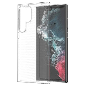 Skridsikkert Samsung Galaxy S23 Ultra 5G TPU Cover - Gennemsigtig
